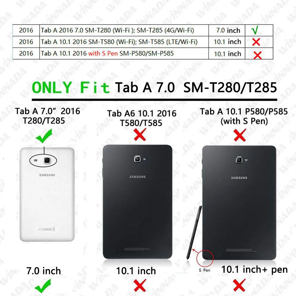 Ｚ   A 2016 7.0 ̽ SM-T280 T285  Ƹ Ŀ  A6 7.0 ġ SM-T285 SM-T280 ũ