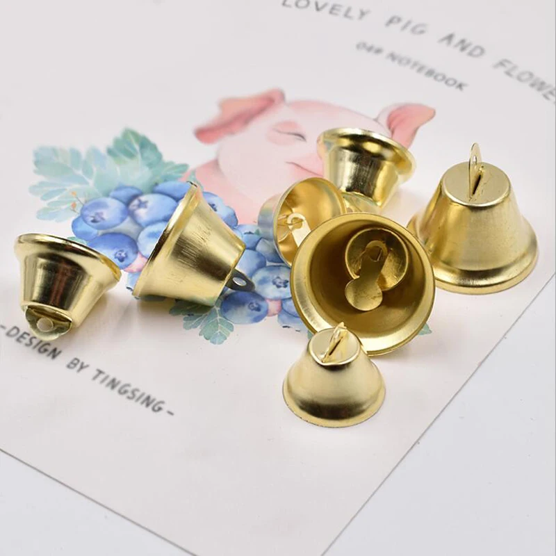 Christmas Decorations Jingle Bells Christmas Bell 10Pcs Small Jingle Bells Metal Bells Christmas Tree Party Decoration DIY Craft Christmas Decoration Accessories