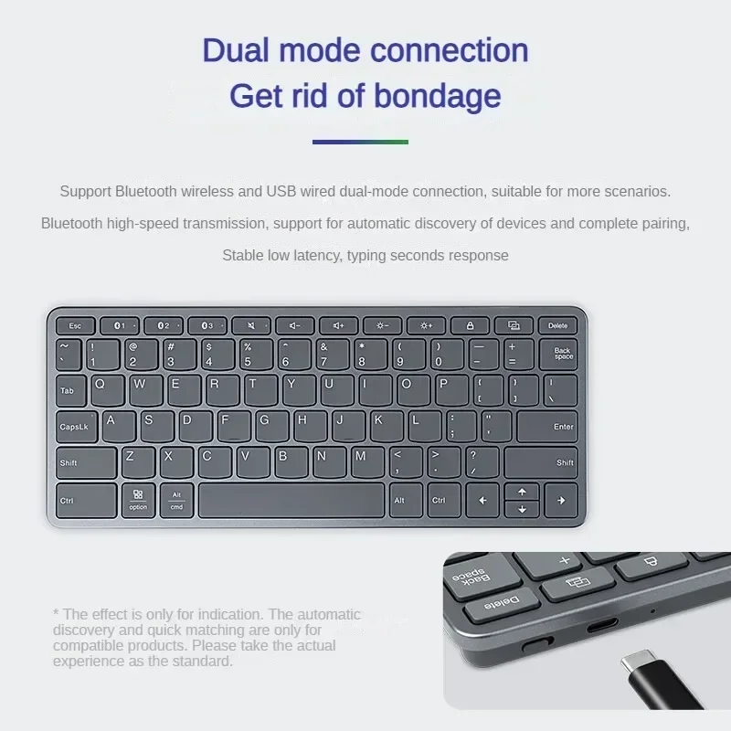 Lenovo Xiaoxin Wireless Keyboard Air Portable for Lenovo Pad Studio Pad Legion Y700 Pro Android Apple Windows MacOS