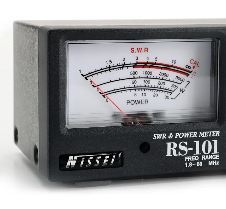 NISSEI RS-101 1.8-60Mhz 3KW shortwave standing wave meter power meter HF pointer meter 2