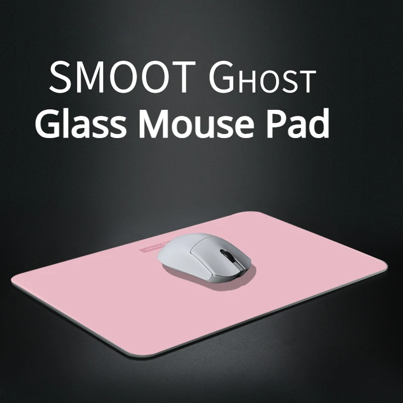 Echome Matte Pink Glass Gaming Mouse Pad Fps Game Desk Mat Mouse Pad do Escritório do Computador Mousepad Suave Acessórios para Jogos Presente