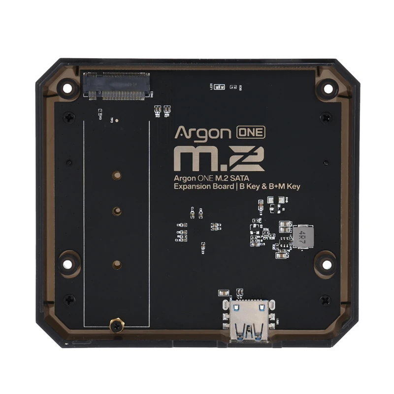 Argon ONE M.2 Ȯ  USB 3.0-M.2 SATA SSD , Argon ONE V2/M.2 ̽ Raspberry Pi 4B ̽ 