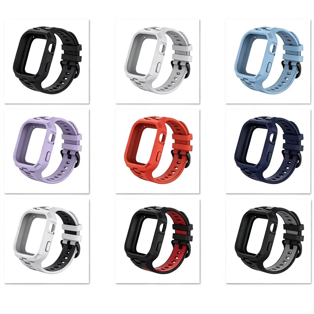 Silicone Sports Band with Integrated Cover - Premium Strap