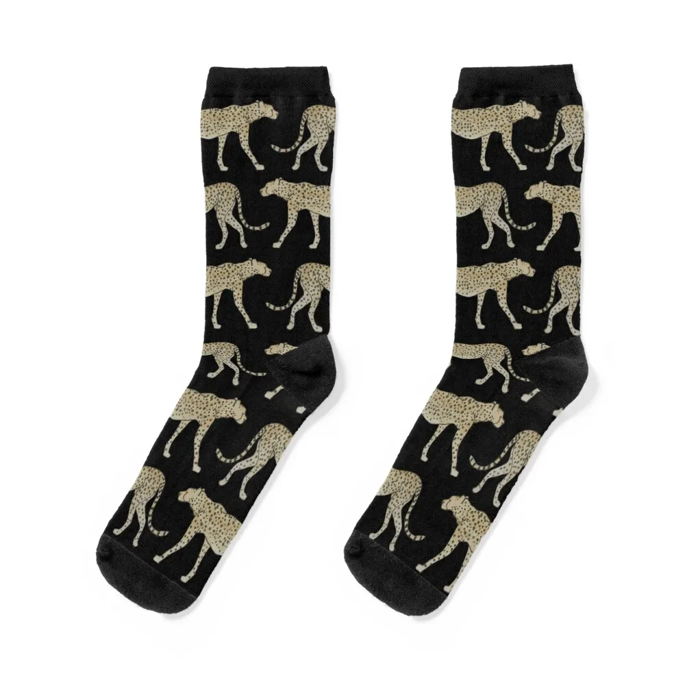 

Cheetah Socks christmass gift Toe sports Socks Men's Women's