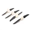 2PCS 4.5x3/5.1x3.1/5.5x3.3 Mini Folding Propeller Spinner Aperture 2mm Foldable Paddle with Prop Cover for RC Glider Fixed-wing 1