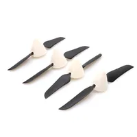 2PCS 4.5x3/5.1x3.1/5.5x3.3 Mini Folding Propeller Spinner Aperture 2mm Foldable Paddle with Prop Cover for RC Glider Fixed-wing 1