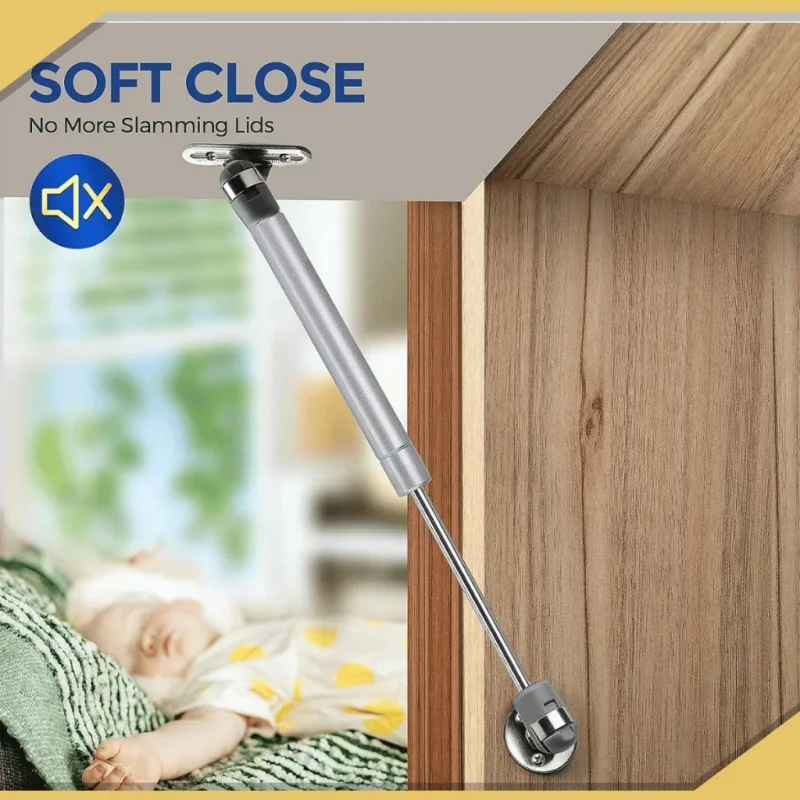 Gas Spring Door Lift Support 6 20KG Cabinet Door Gas Struts Hydraulic Kitchen Cupboard Hinges Props Shocks 2 4 Pack gas spring hinges gas strut hinges door hinges