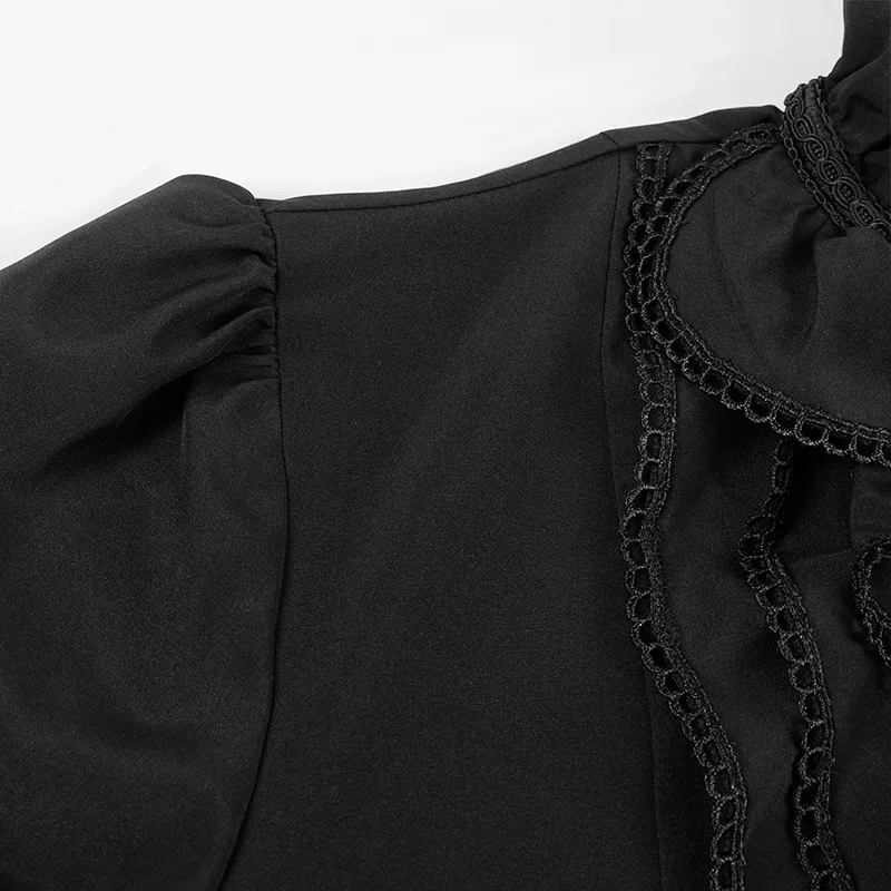 Medieval Ruffled Shirts for Men Renaissiance Steampunk Vintage Gothic Blouse Halloween Party Vampire Prince Poet Cosplay Costume