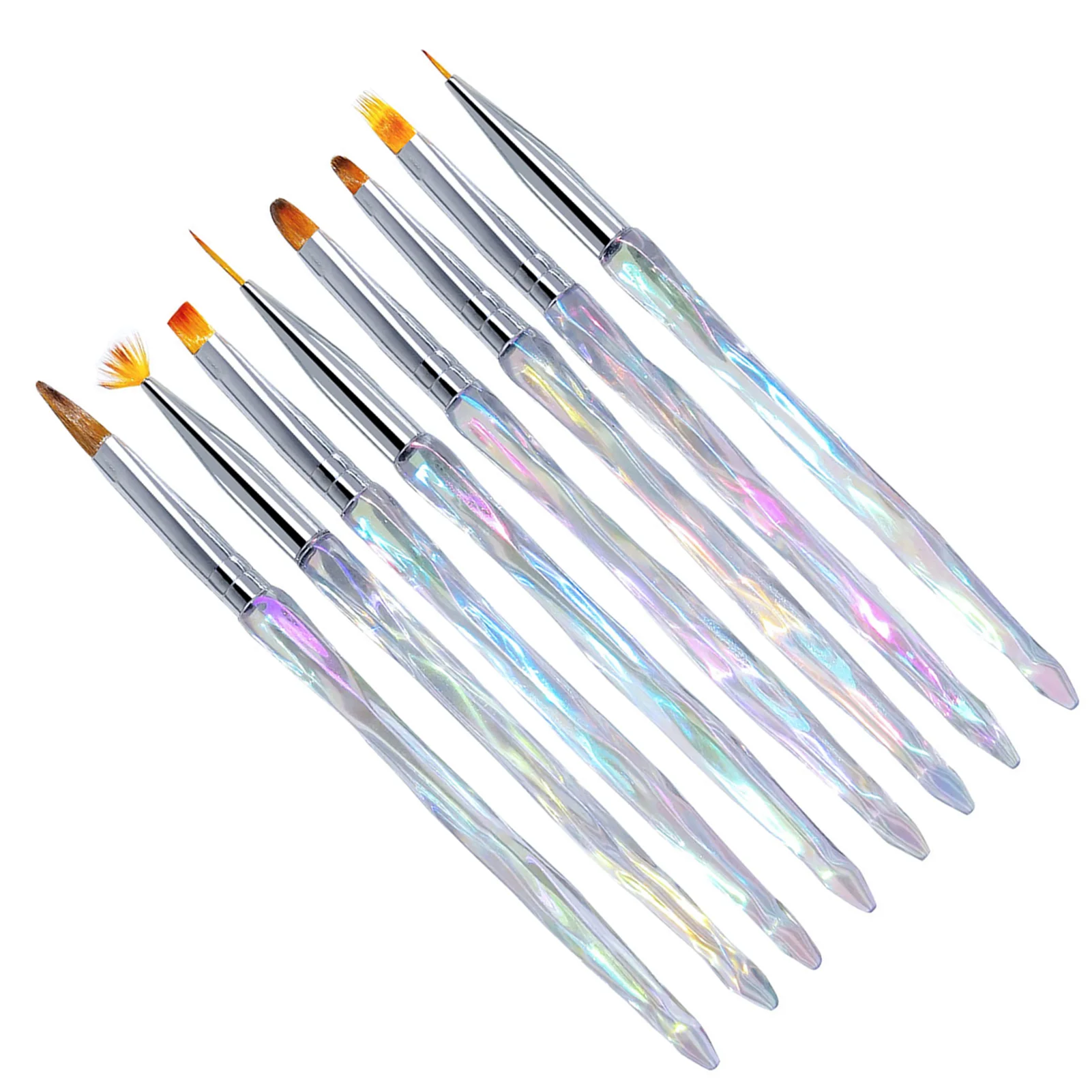 

8PCS Nail Art Painting Brushes Pen Set Nail Art Tip Decorating Tools Makeup Brush for Home Nail Art DIY Practice