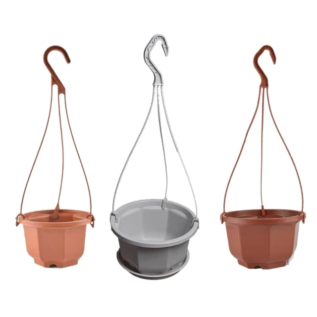 10Db Beltéri Makrame Virágcserepek Otthoni Kerti Ültető Kosár Horgok Lógó Növényi Fogas Kültéri Erkély Dekoráció