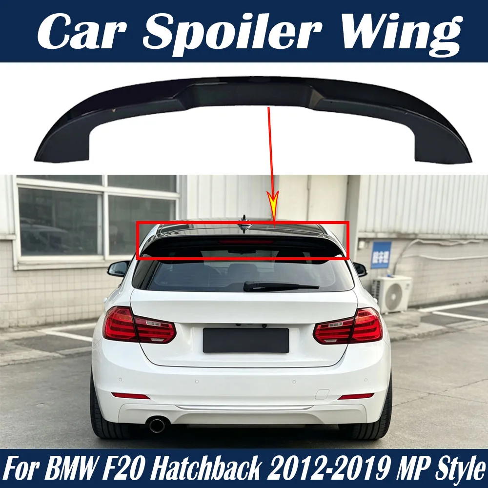 Spoiler per Auto Stile MP per BMW F20 Hatchback 2012-2019, Alettone Posteriore per Tetto e Bagagliaio, Accessori Auto Tuning