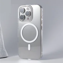 Original Transparent Phone Case with Magsafe and Anti - yellow Protection - iPhone 15 Plus (White)