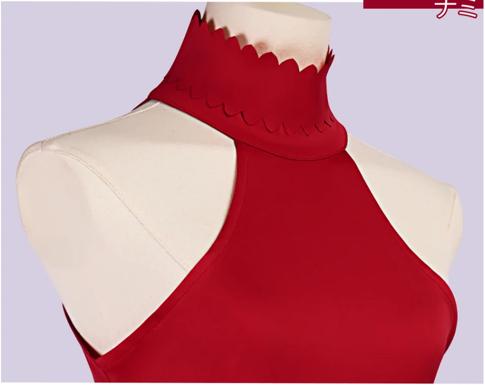 One Piece: Nami | Red Dress Cosplay Costume 34 One Piece Nami Beach Swimsuit Cosplay Costume