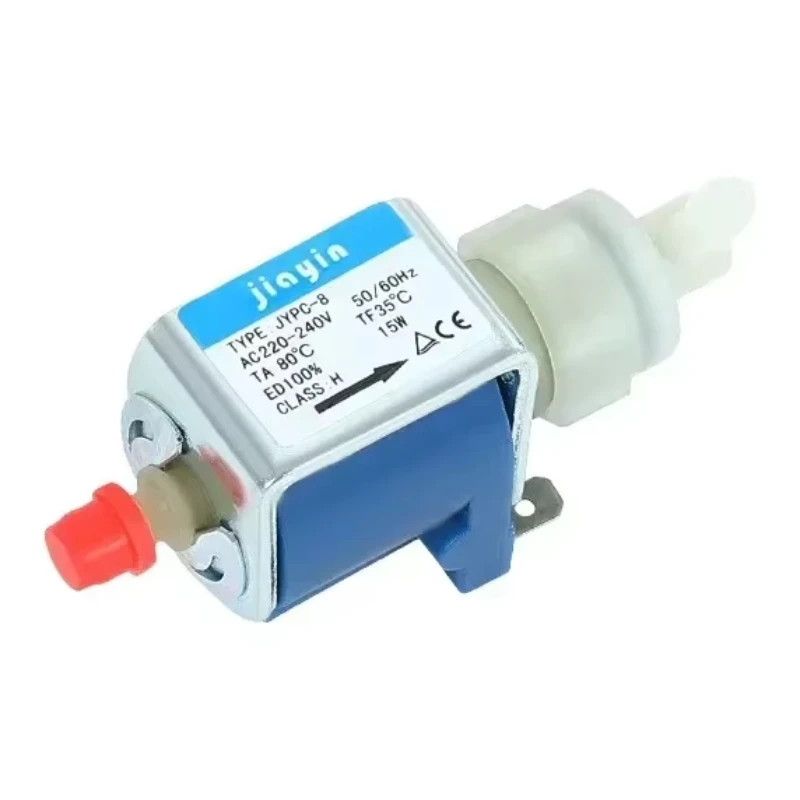 JYPC-8 220V To 240V 15W ปั๊ม Solenoid แม่เหล็กไฟฟ้าสําหรับเตารีด Steam Mop Garment Steamer กาแฟเครื่องวาล์วอะไหล่ 1