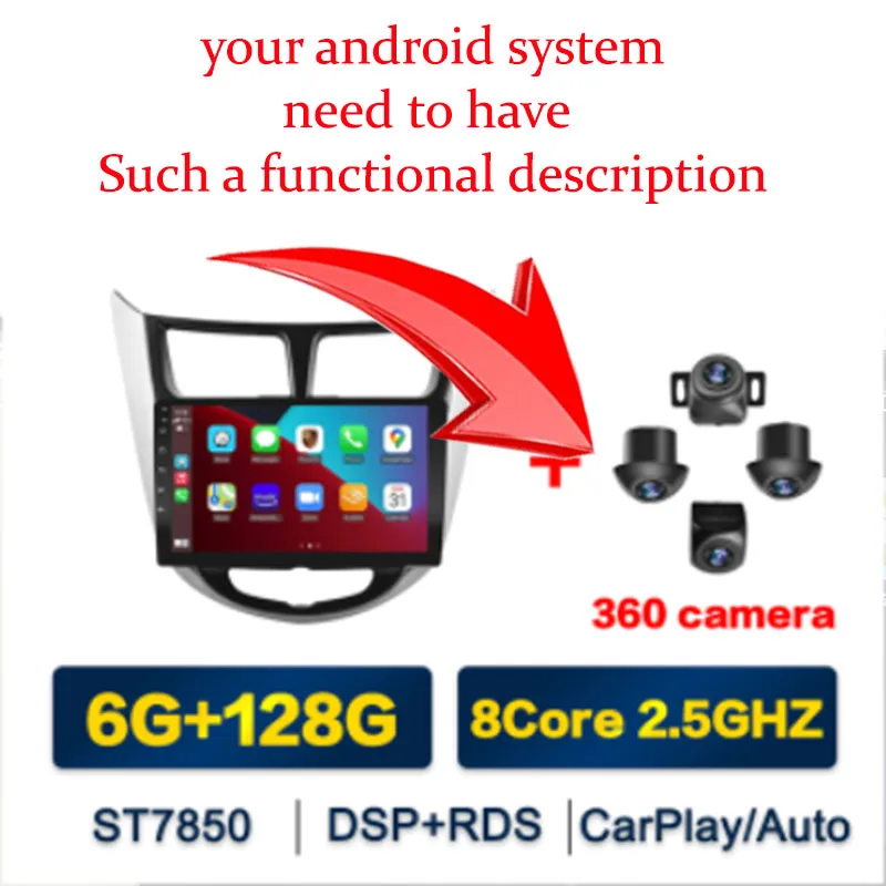 Electronic Wire Cable Electrical Wire Cable 12-pin Wiring Harness For Android Multimedia 360 Panoramic Camera Built-in 360view APP