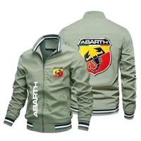 Nouvelle veste de baseball, veste imprimée Abarth Automotive 656, veste de moto pour homme, veste bomber pilote grande taille pour femme, fine 2