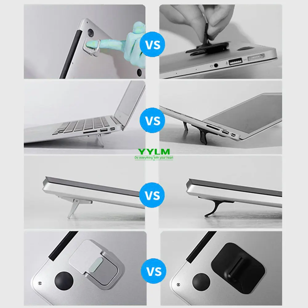 Portable Aluminum Laptop Stand and Keyboard Holder
