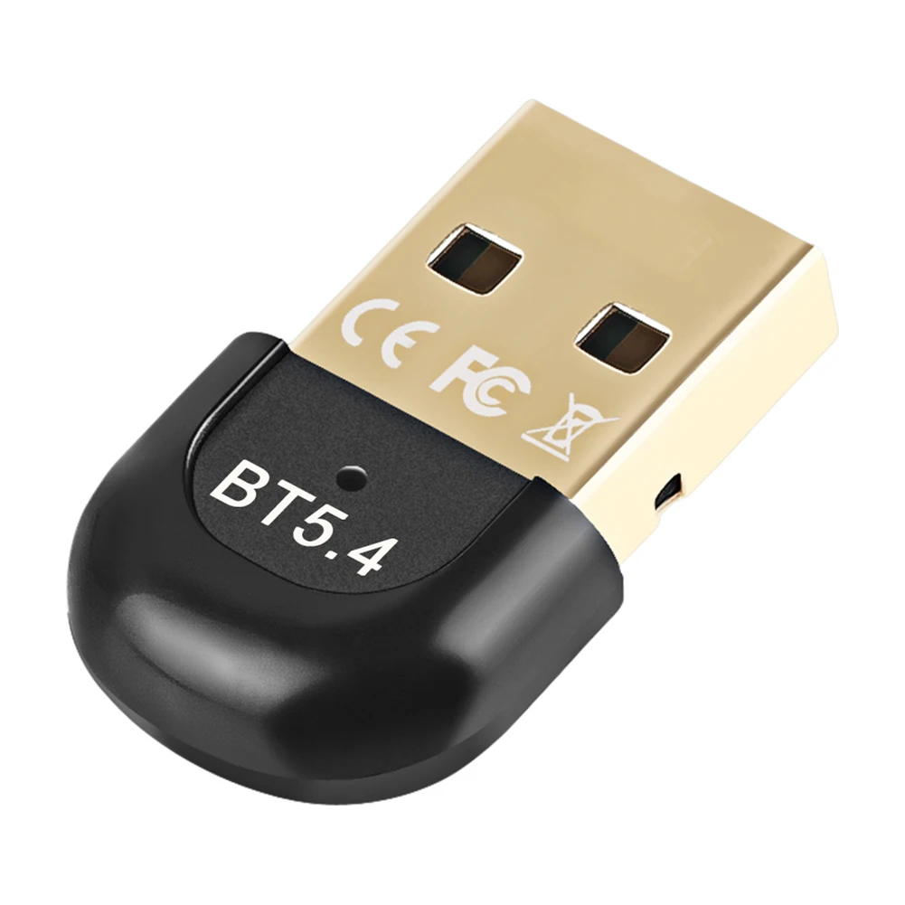 USB 블루투스 호환 5.4 어댑터, 무선 USB 어댑터, 드라이버 프리 USB 동글 어댑터, PC 스피커 무선 마우스 키보드용