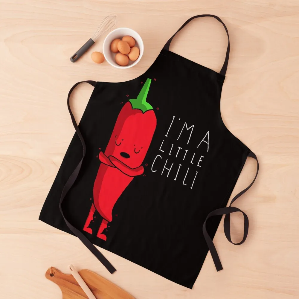 

I'm a little chilli Apron Chef Uniform For Men restaurant accessories Kitchen Utensils Apron