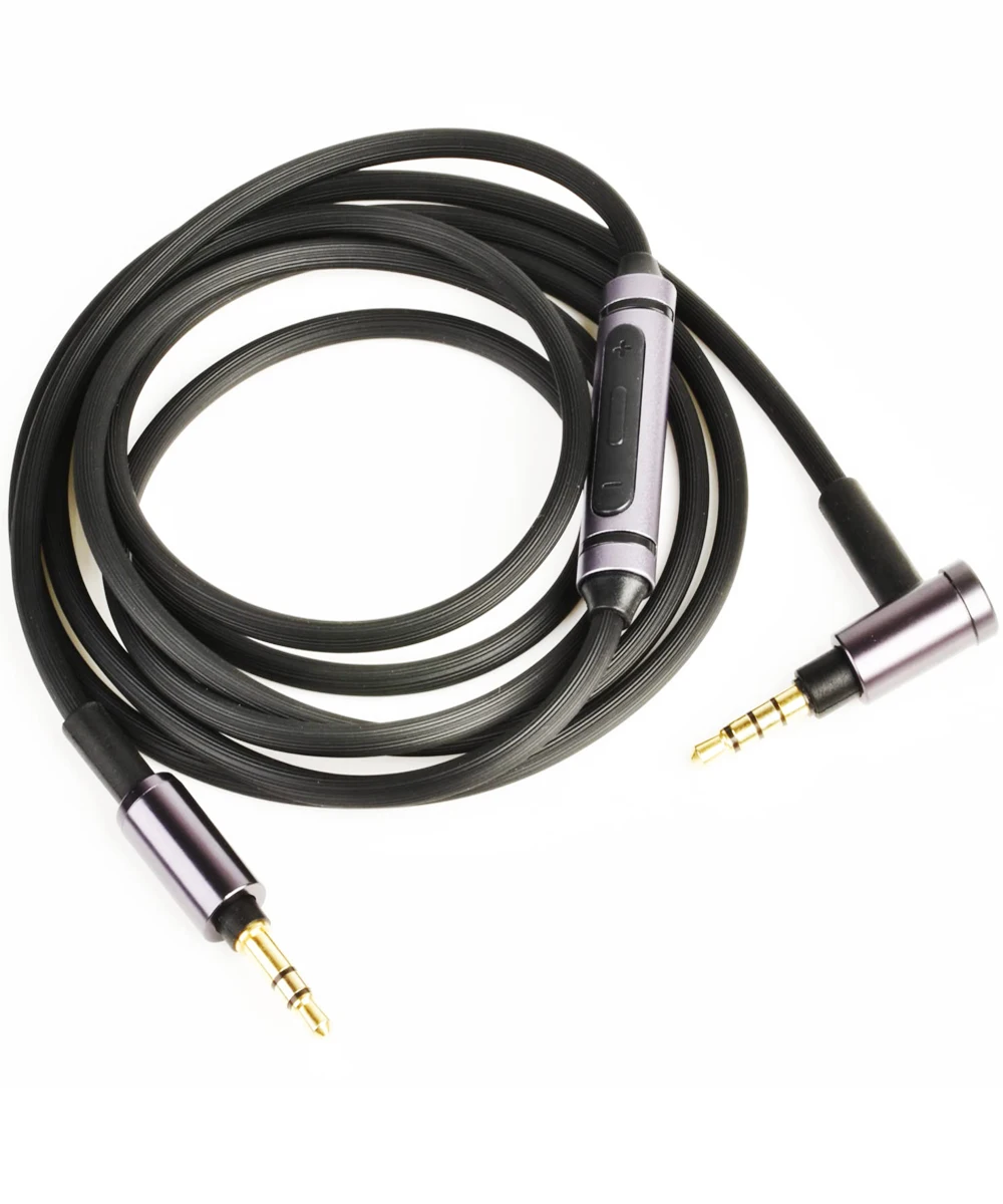 Mic Cable for Audio-Technica ATH-M20xBT M20xBT ATH-S220BT ATH-WS660BT Headphones Universal Microphone Remote Cords Wire