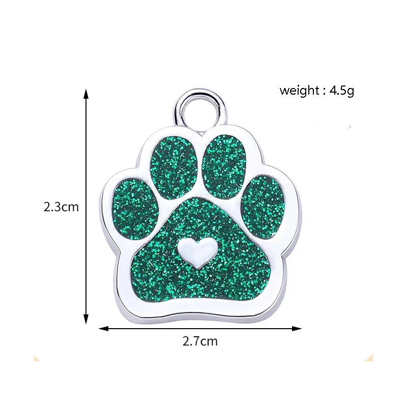 Pet id tags Love Claw Pet Dog Tag Personalized Free Engraving Cat Puppy Name ID Tags Anti-Lost Keychain Dog Chain Accessories