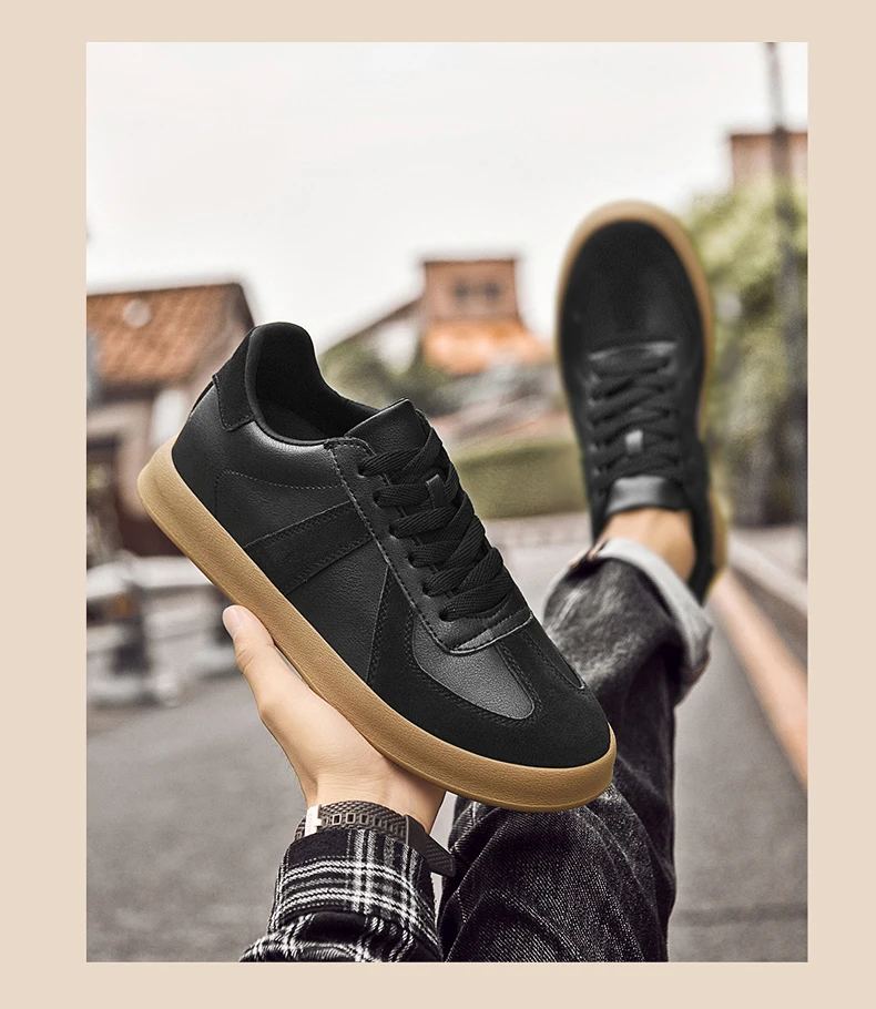 Elevator Sneakers For Women&Men Shoes Genuine Leather Height Increasing Shoes Lace Up Trainers Ladies Flat Shoes For Men