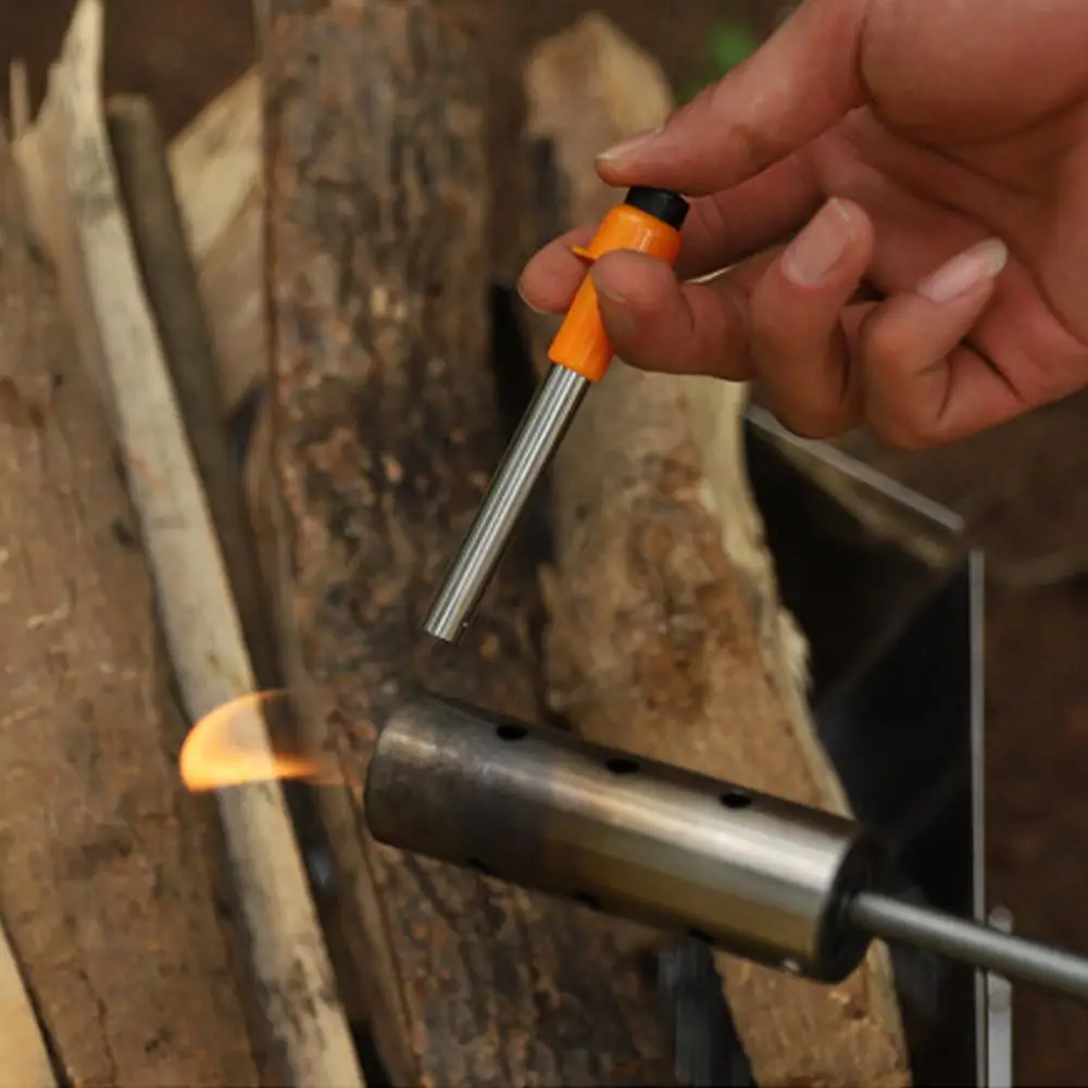 Adjustable Length Hand Tool Outdoor Picnic Garden Home Weed Burner Torch Gas Blowtorch Multifunction Flamethrowers Camping Tools