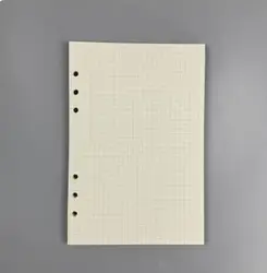 SKYSONIC A5 Binder Collect Book with Kawaii Grid Cover for Photos, Postcards & DIY Projects (A5 gird refill)