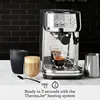 Espresso Machine with Auto Milk Frother, Seconds Heat Up, Cappuccino & Latte Machine for Home,Brushed Stainless Steel 3