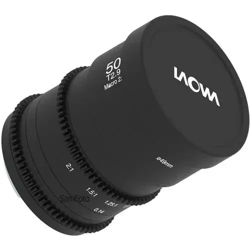 APO 매크로 렌즈 Venus Optics Laowa 50mm T2.9 시네 렌즈(마이크로 포서드용) T2.9T22 조리개(하드 포함) ♩ 사례