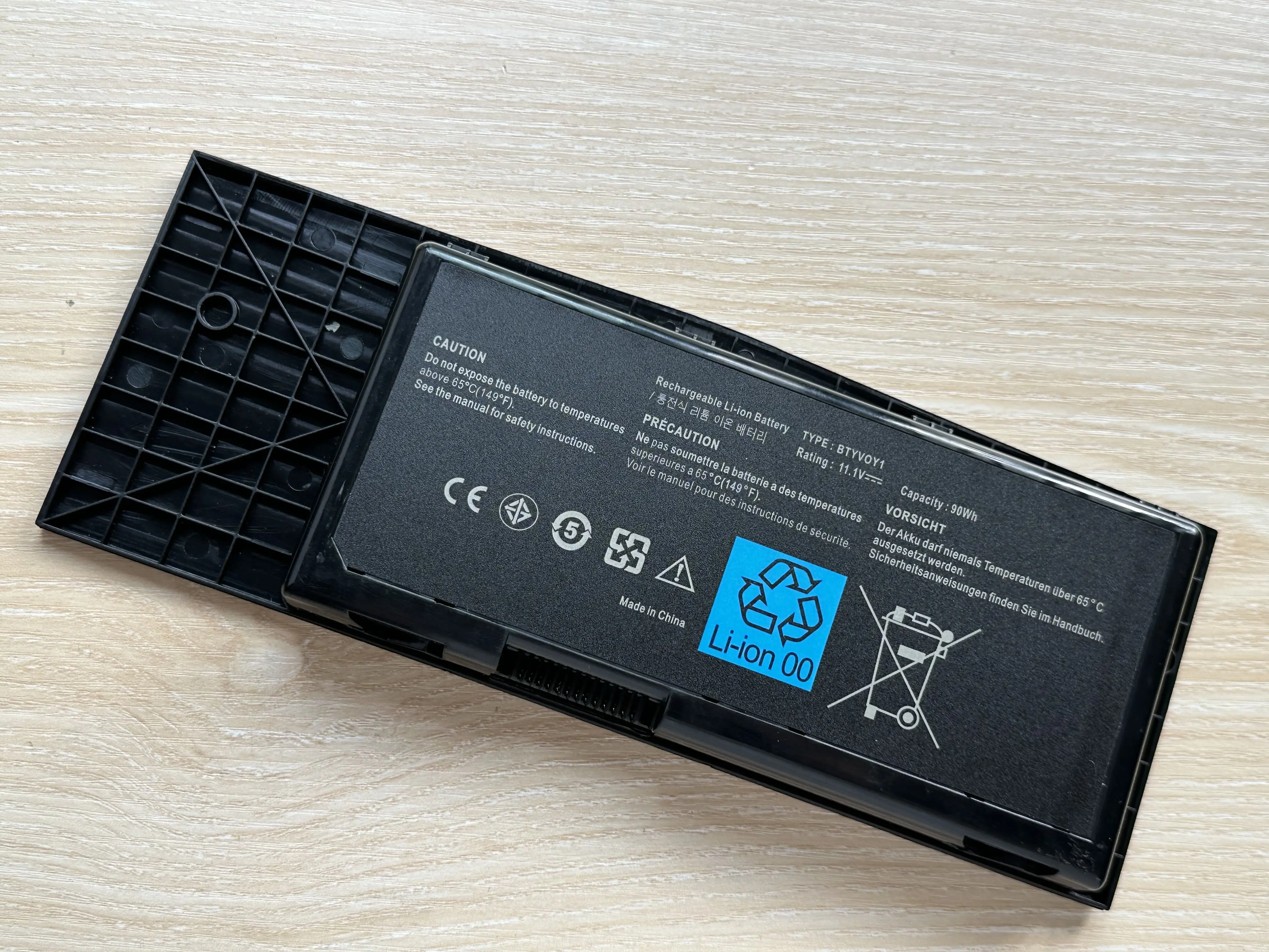 Bateria para Dell Alienware M17x R3m17x R4r33d 05wp5w Cn07xc9n 318-0397 7xc9n C0c5m Btyvoy1-laptop - Imagem 4