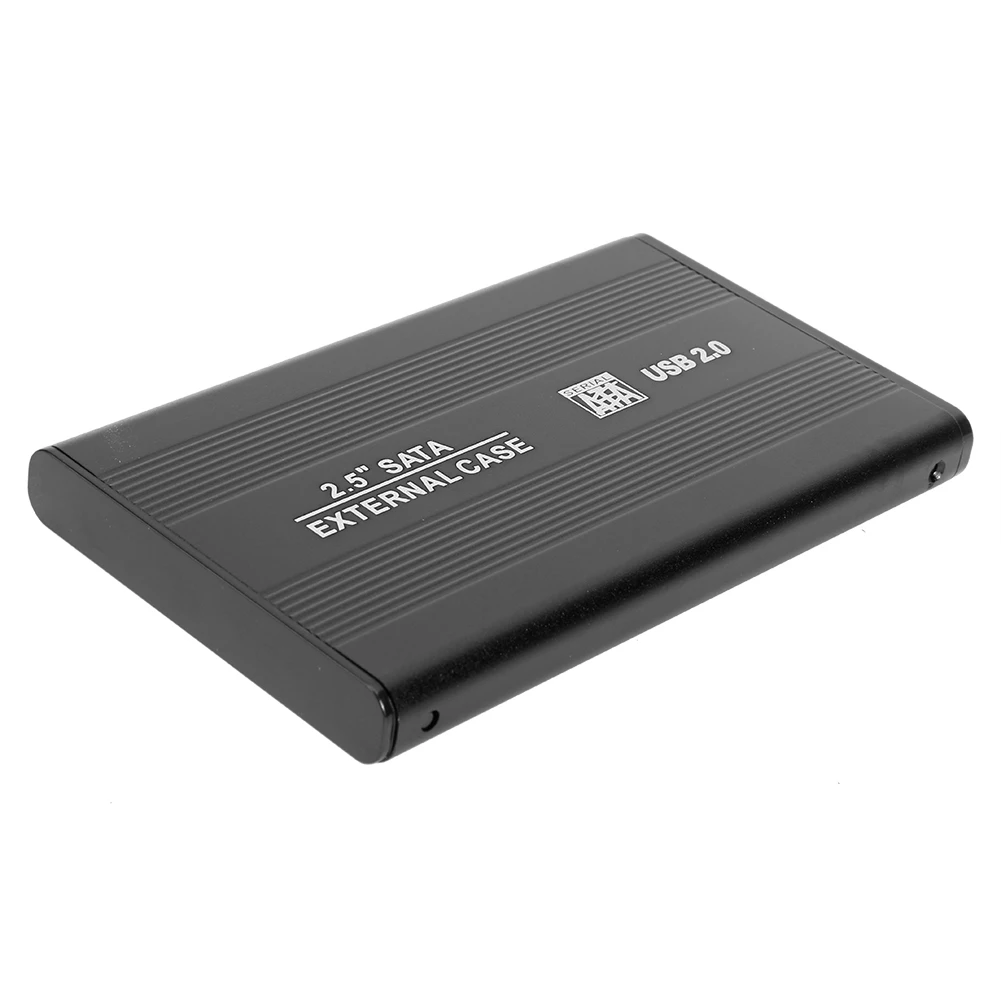 알루미늄 SSD 하드 디스크 드라이브 박스, USB 2.0-SATA 포트, 480Mbps, 2.5 인치 HDD 케이스