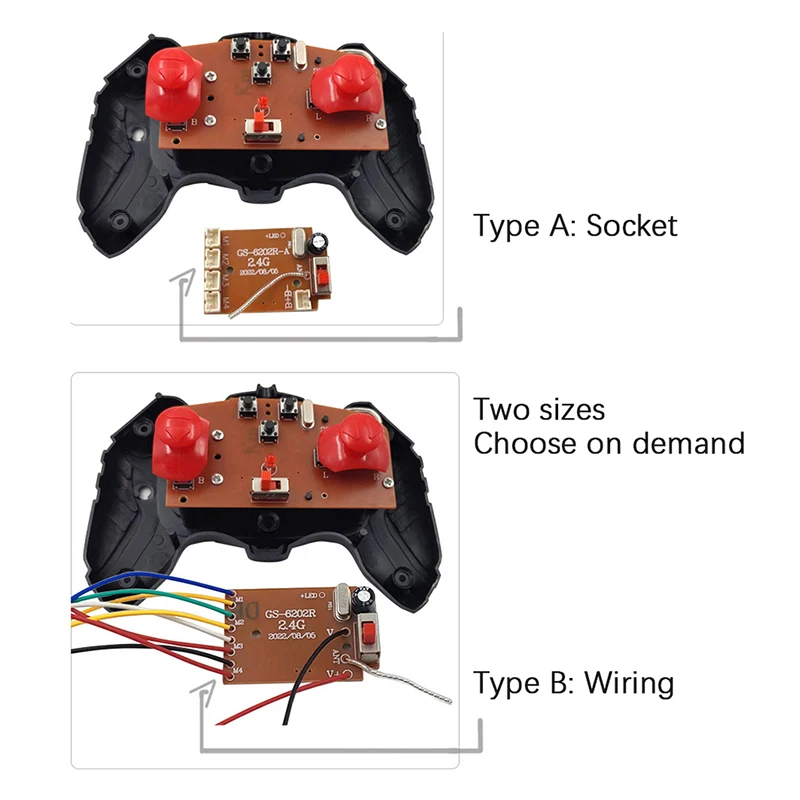 

1PC 2.4G Seven-Channel Circuit Board Sliding And Rotating Remote Control Car Module