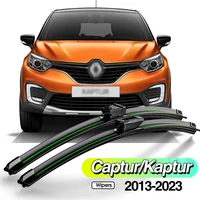 For Renault Captur Kaptur 2013-2023 2pcs Front Windshield Wiper Blades Windscreen Window Accessories 2015 2016 2017 2019 2021 1