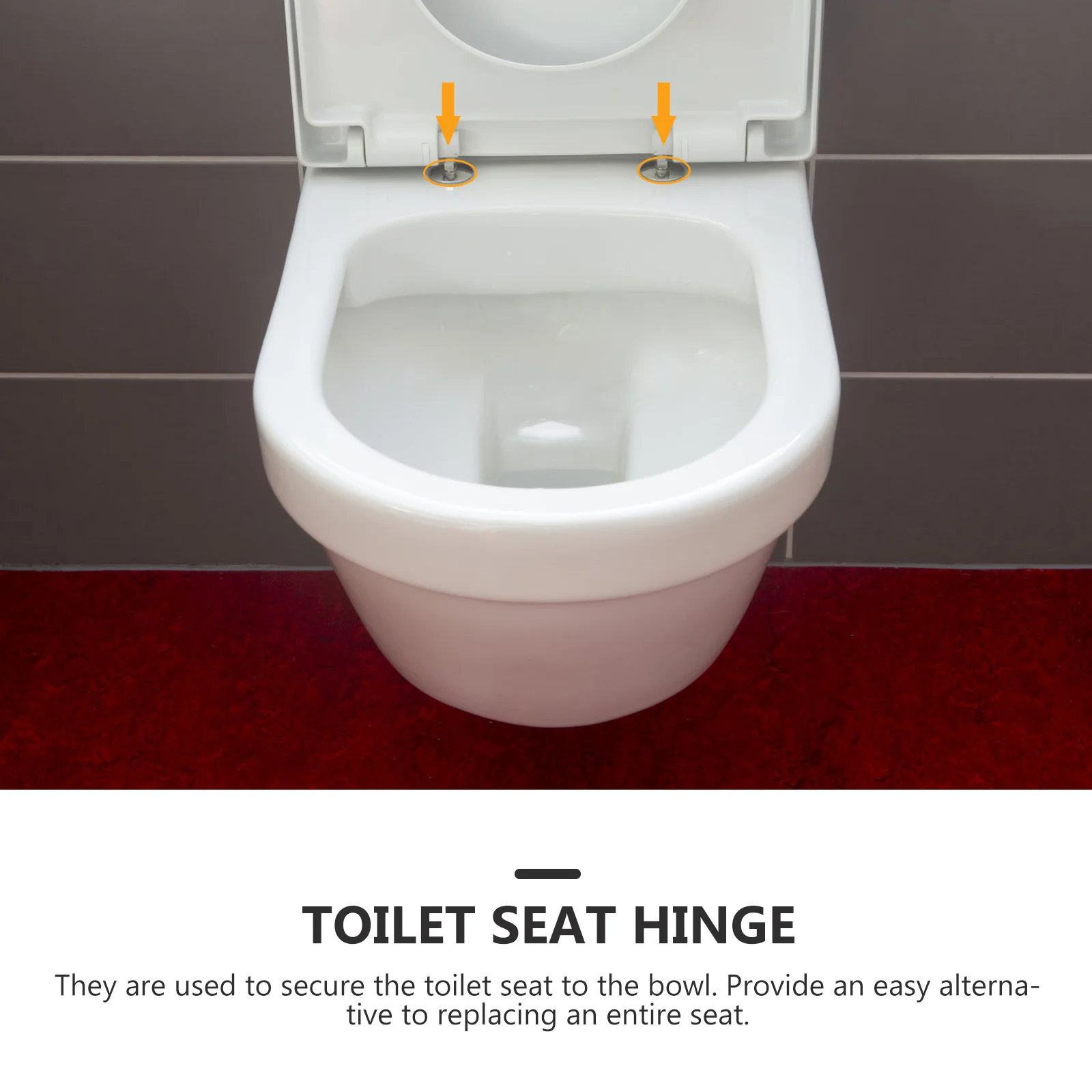 Toilet Seat Fittings Toilet Seat Hinges Quick Release Fixings Hinges Cover Accessories Cover Screw Connector Set/2pcs toilet seat accessories toilet hinge replacement