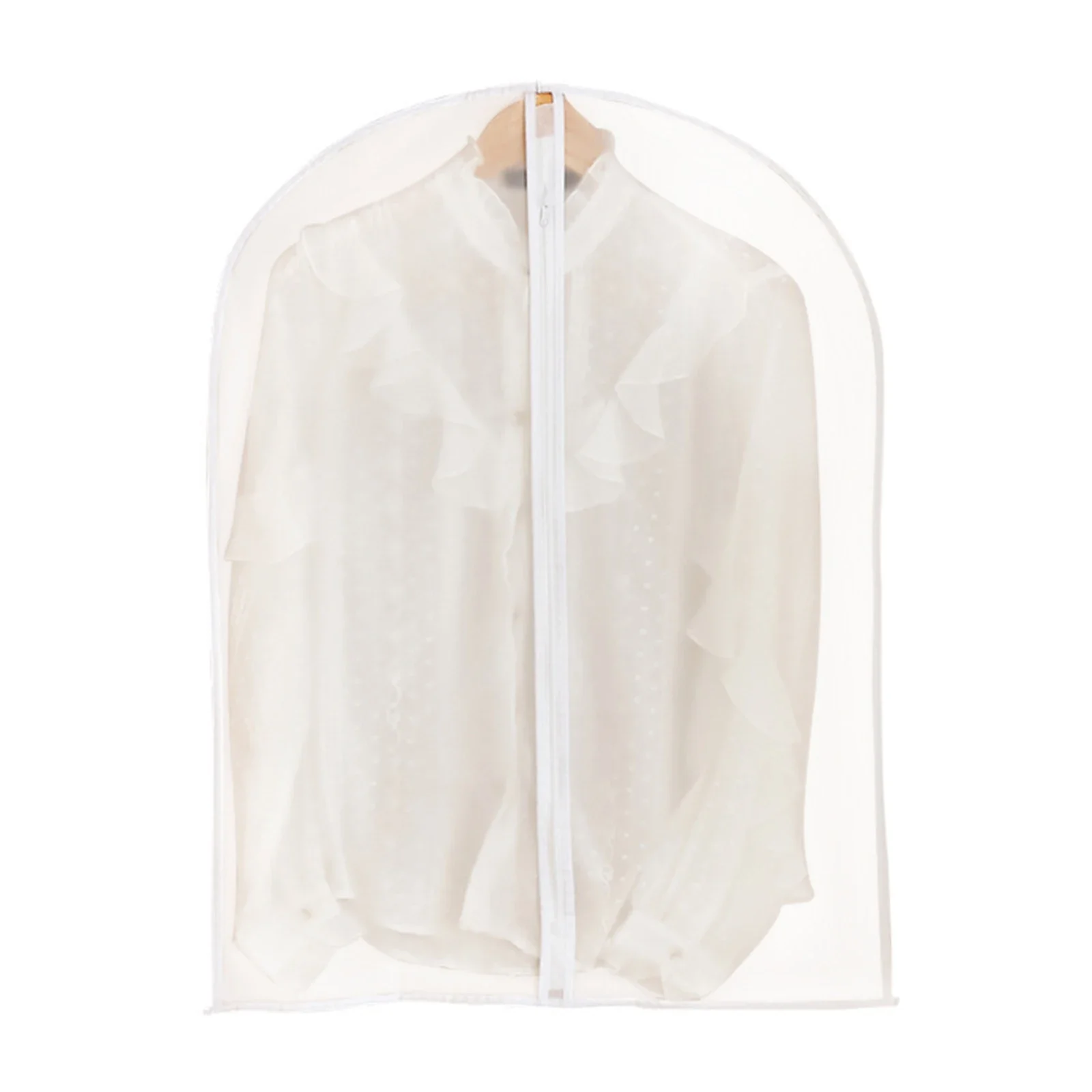 Reusable Plastic Garment Covers Dust Bags Dustproof Garment Covers Bags with Zip Hanging Clothes Storage Bag Hanging Clothes 6
