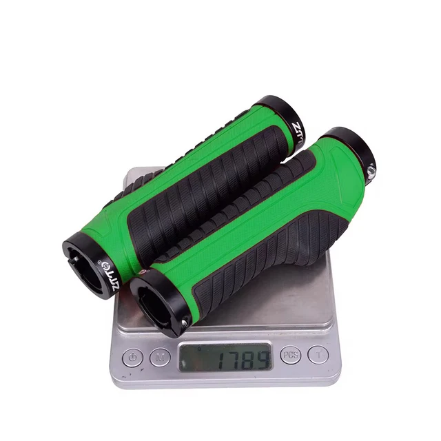 ZTTO Cycling Ergonomics Handle Grip Lockable Anti-slip Grips With Plugs MTB Bike Handle Bar Grips AG-42 Alloy+Rubber 6