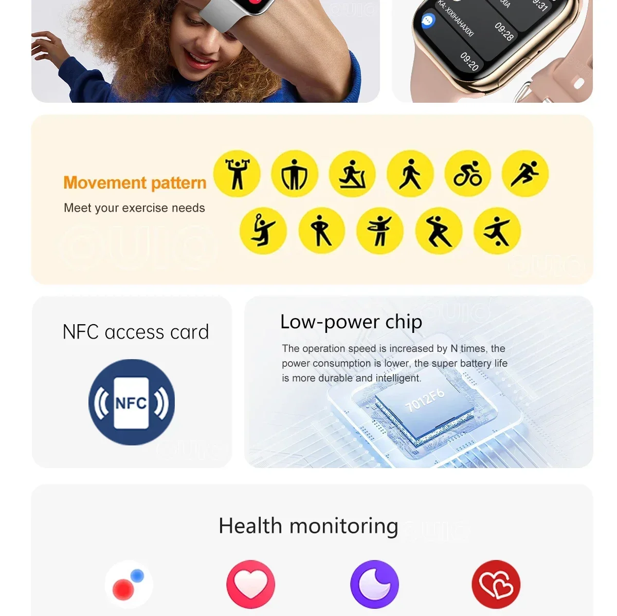 2025 New Series 10 For Apple Watch 10 SmartWatch GPS trajectory tracking NFC Bluetooth Call IP68 Waterproof Smart watch For IOS