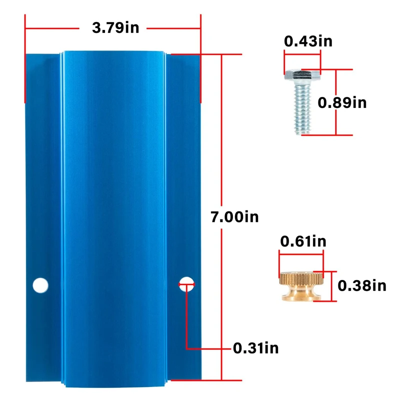 KMS7214 Resaw Guide 7" (178mm) Fits for Table Band Saw with a Band Saw Fence, Thin Cutting Strong Helper Fit for 14"bandsaws
