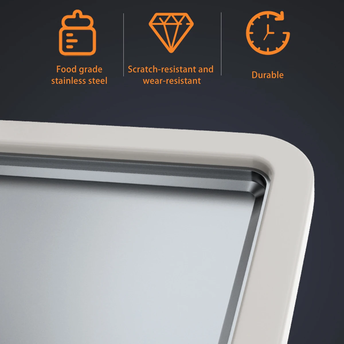 Description Picture 4 of itemIce Cream Maker Plate Fried Yogurt Machine Pan Household Cold Sweet Frozen Yogurt Fried Ice Tray DIY Mini Ice Tray with Scraper