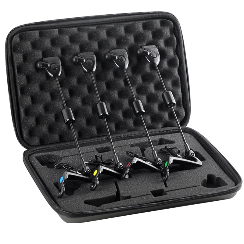 

Рыболовная сигнализация, набор индикаторов клева с подсветкой, приемник сигнала качели, свингер, Аксессуары для рыбалки