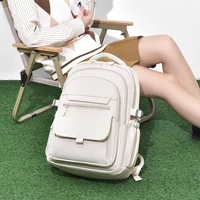 A Multi-layer Waterproof And Stylish Backpack Oxford Large-capacity Simple Commuter Out-of-town Student Backpack - Image 6