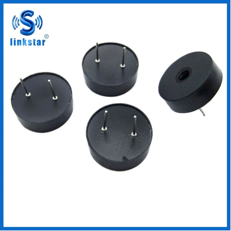 1PCS buzzer 2207 pin piezoelectric passive buzzer, foot distance 10mm sealing round needle AC Buzzer