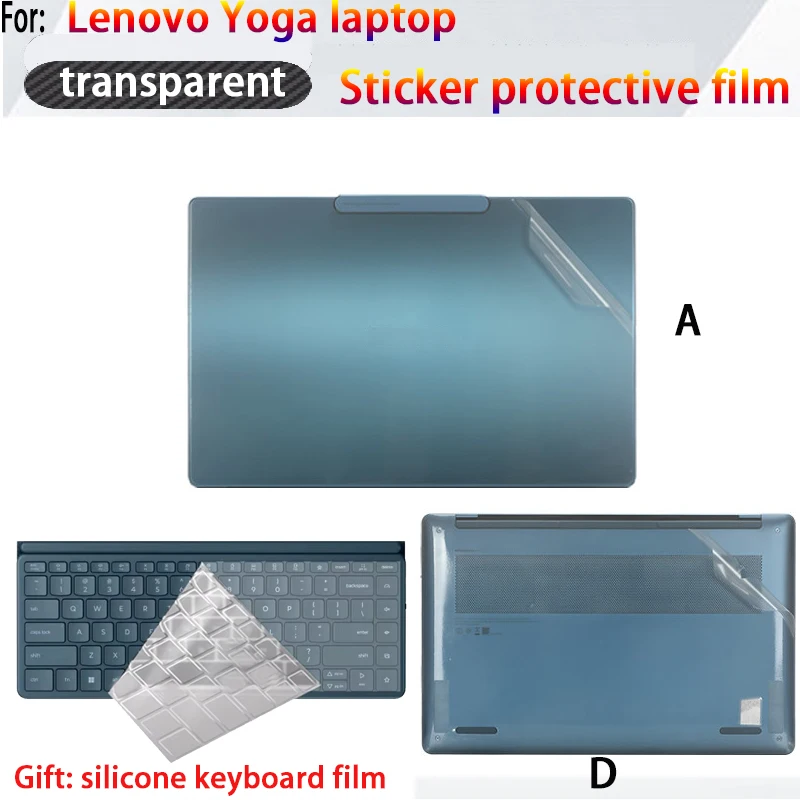 새로운 레노버 요가 북 9i 14IAH10 스티커 보호 필름 북 9 13IMU9 컴퓨터 쉘 필름 북 9i IRU8 맞춤형 스킨 모 필름