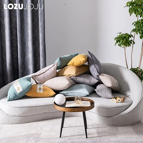 

LOZUJOJU Diamond Jacquard Pillowcase Pillowcase Warm Versatile Solid Color Suitable for Living Room, Study, Bedroom 1pcs