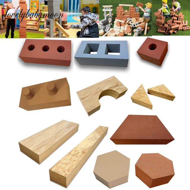 1PCS DIY Large EVA Brick Foam Building Blocks For Kids Children