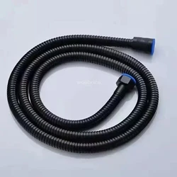 High-Pressure Multi-Function Shower Head with Water Filter and One-Key Pause Feature (Black pipe)