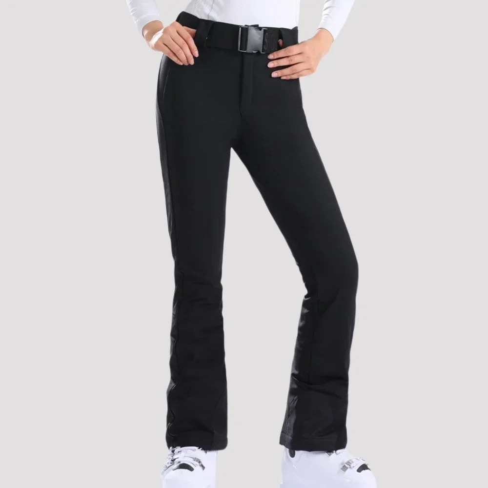 Ski Pants Women Outdoor Thermal Windproof Waterproof Snowboard Clothes Slim Fit Snow Trousers skiing pants