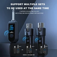 Système de microphone sans fil, microphones rechargeables, adaptateur micro sans fil pour microphone dynamique 3