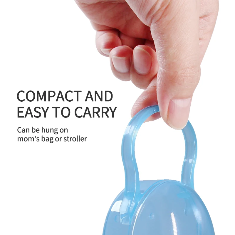 Description Picture 6 of item1 Pcs Pacifier Box Portable Storage BPA Free PP Safety Material Pacifier Container Pacifiers Leashes And Cases